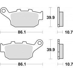 Klocki hamulcowe MCB585