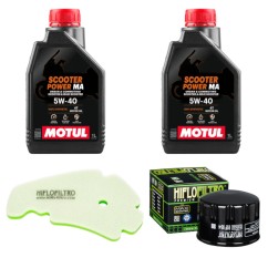 Zestaw Piaggio MP3 500  Olej + Filtr oleju i powietrza
