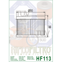 HIFLO filtr oleju HF113