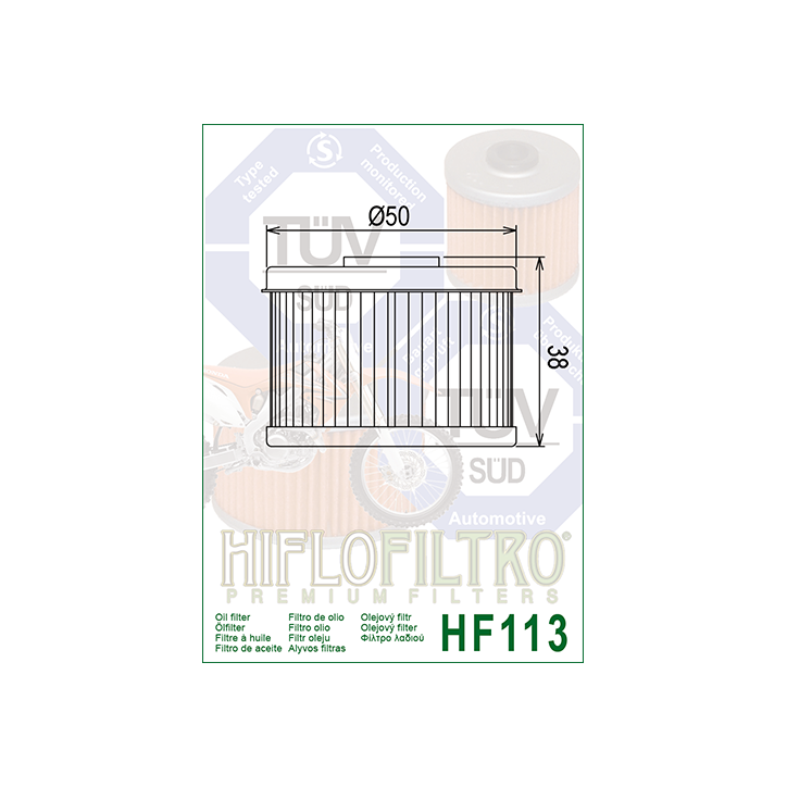 HIFLO filtr oleju HF113