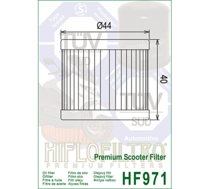 HIFLO filtr oleju HF971