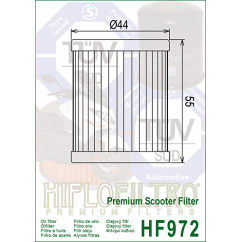 HIFLO filtr oleju HF972