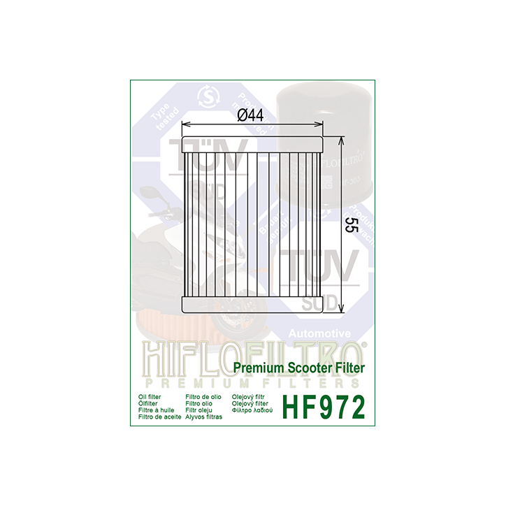 HIFLO filtr oleju HF972