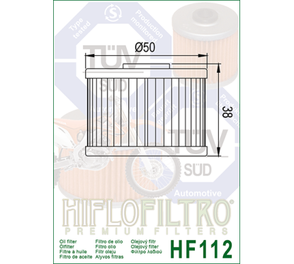 HIFLO filtr oleju HF112