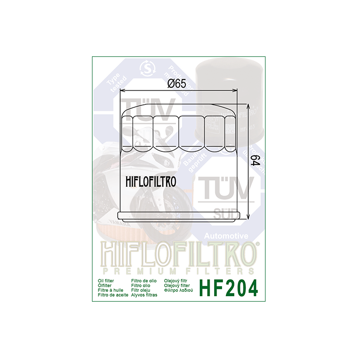 HIFLO filtr oleju HF204