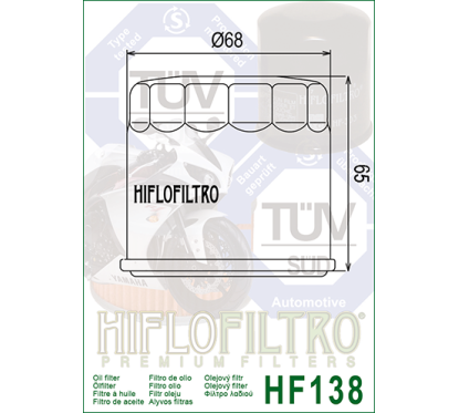 HIFLO filtr oleju HF138
