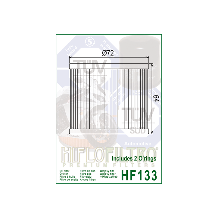 HIFLO filtr oleju HF133