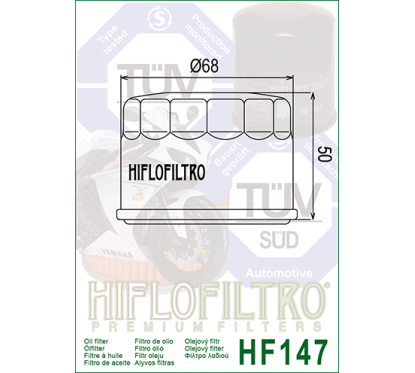 HIFLO filtr oleju HF147
