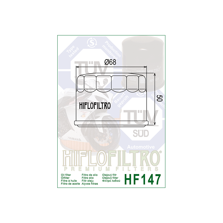 HIFLO filtr oleju HF147