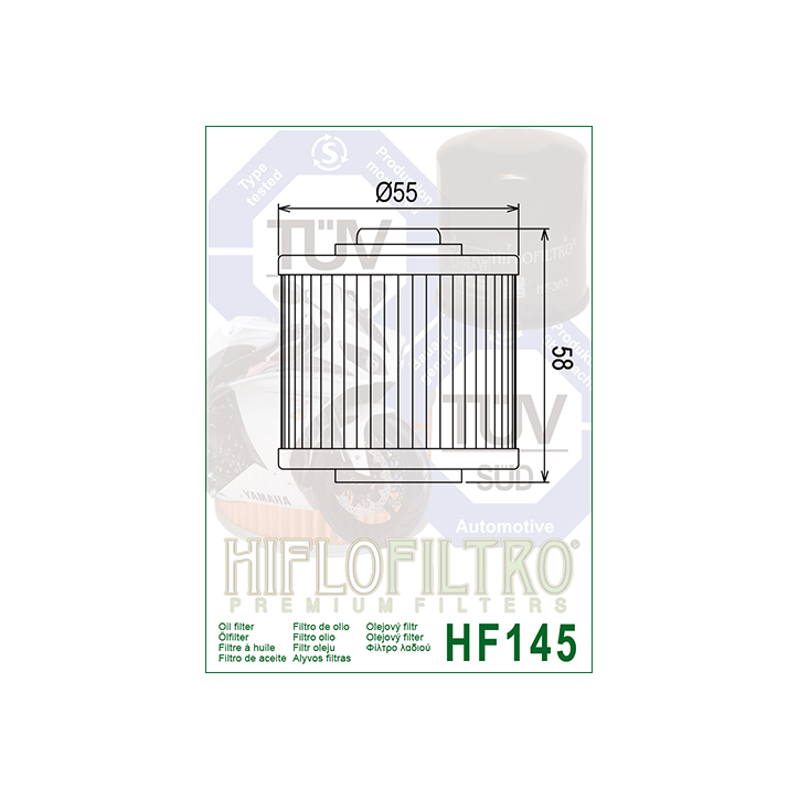 HIFLO filtr oleju HF145
