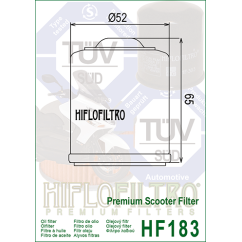 HIFLO filtr oleju HF183