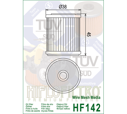 HIFLO filtr oleju HF142