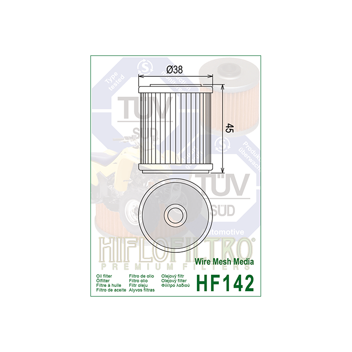HIFLO filtr oleju HF142