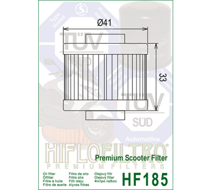 HIFLO filtr oleju HF185