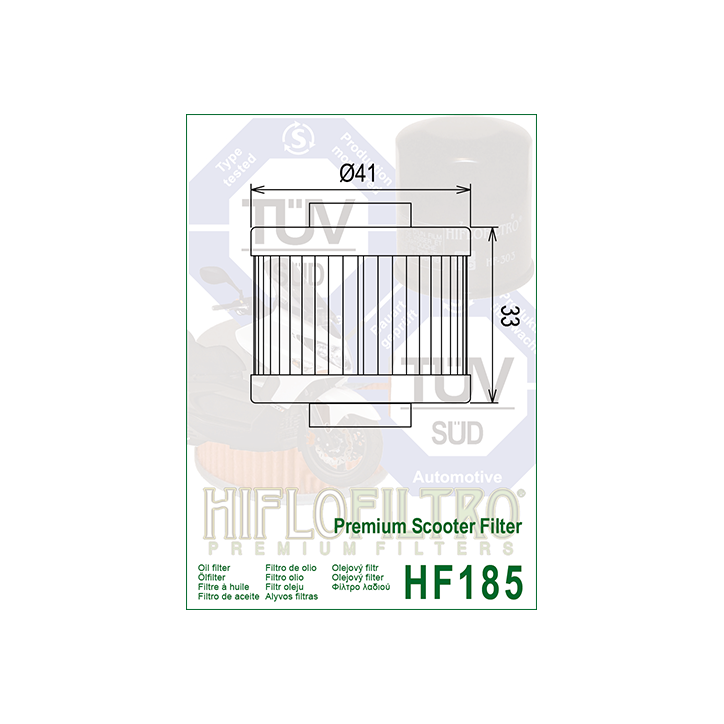 HIFLO filtr oleju HF185