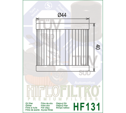 HIFLO filtr oleju HF131