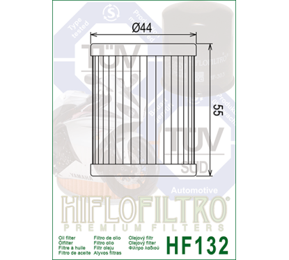 HIFLO filtr oleju HF132