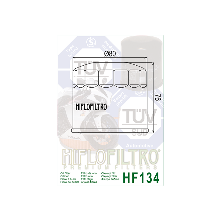 HIFLO filtr oleju HF134