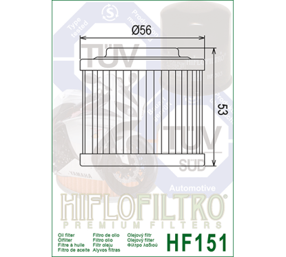 HIFLO filtr oleju HF151