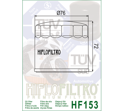 HIFLO filtr oleju HF153
