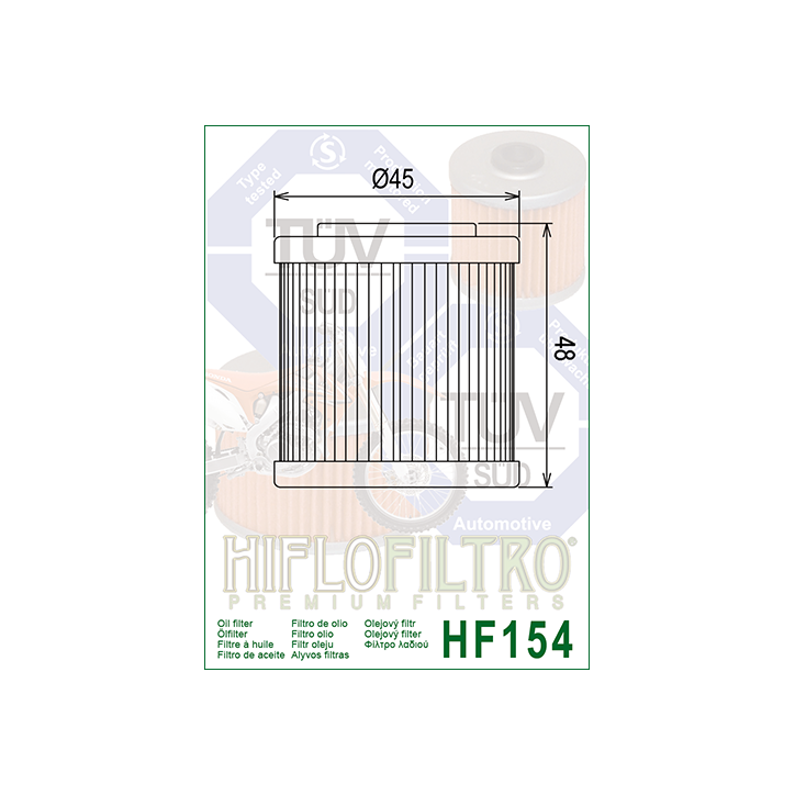 HIFLO filtr oleju HF154