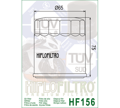 HIFLO filtr oleju HF156