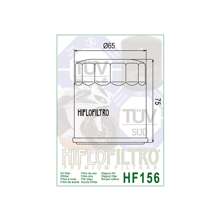 HIFLO filtr oleju HF156