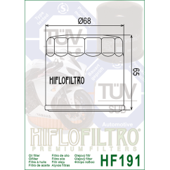 HIFLO filtr oleju HF191