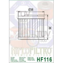 HIFLO filtr oleju HF116