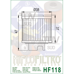 HIFLO filtr oleju HF118