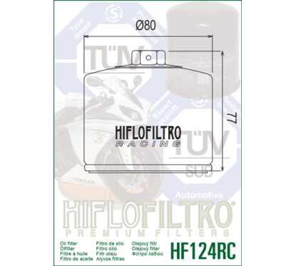 HIFLO filtr oleju HF124RC