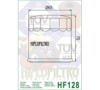 HIFLO filtr oleju HF128