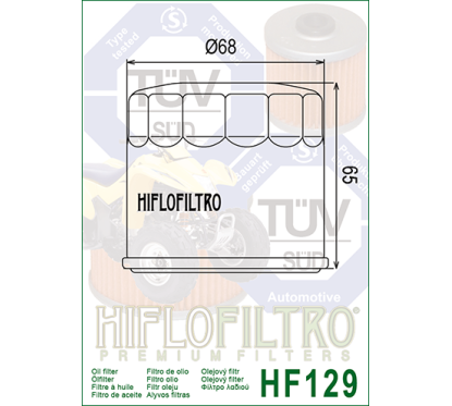 HIFLO filtr oleju HF129