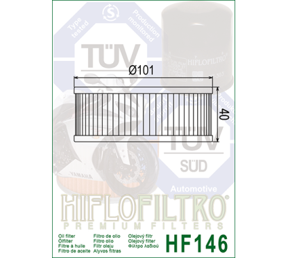 HIFLO filtr oleju HF146