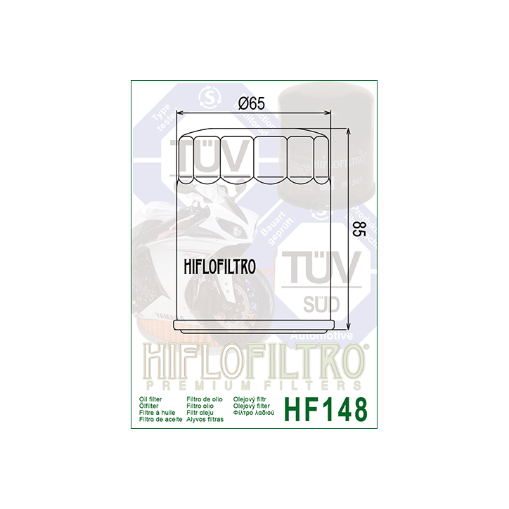 HIFLO filtr oleju HF148