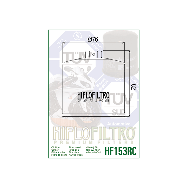 HIFLO filtr oleju HF153RC
