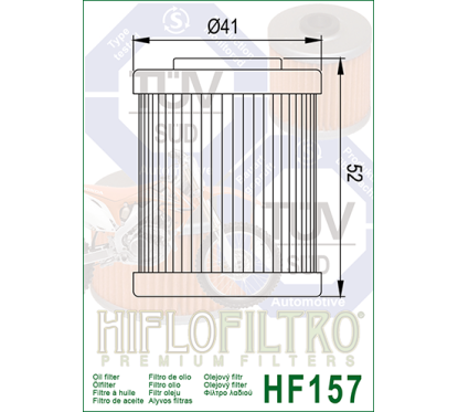 HIFLO filtr oleju HF157