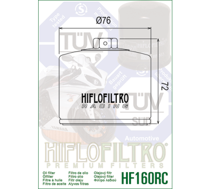 HIFLO filtr oleju HF160RC