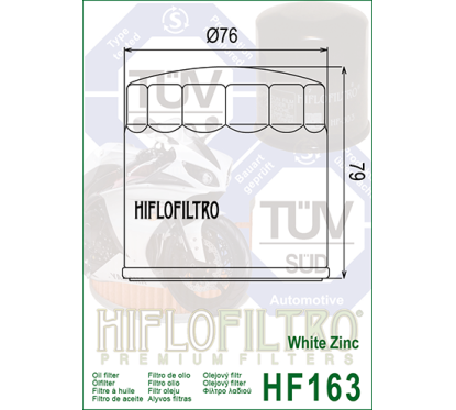 HIFLO filtr oleju HF163
