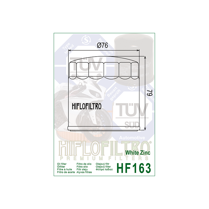 HIFLO filtr oleju HF163