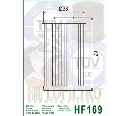 HIFLO filtr oleju HF169