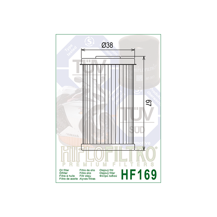 HIFLO filtr oleju HF169