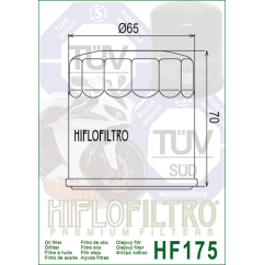 HIFLO filtr oleju HF175