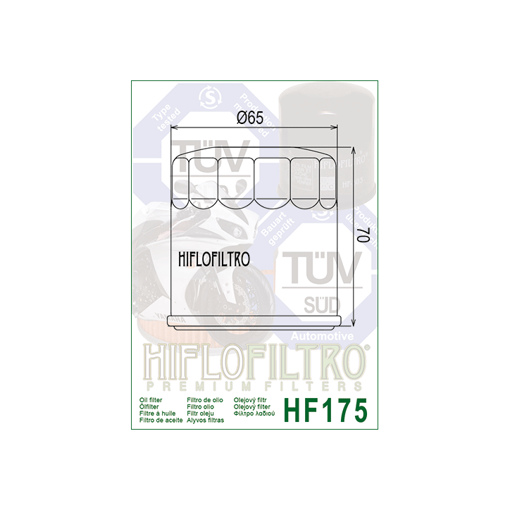 HIFLO filtr oleju HF175