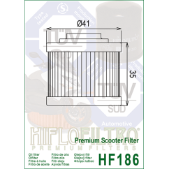 HIFLO filtr oleju HF186