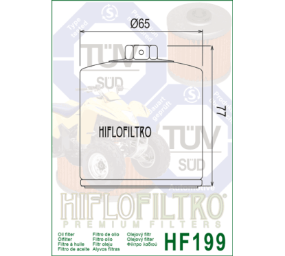 HIFLO filtr oleju HF199