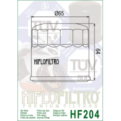 HIFLO filtr oleju HF204C
