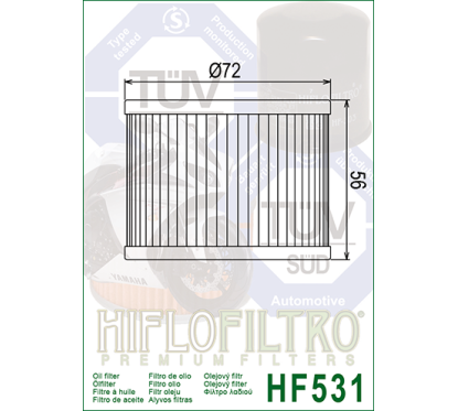 HIFLO filtr oleju HF531