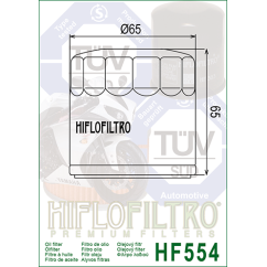 HIFLO filtr oleju HF554