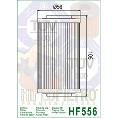 HIFLO filtr oleju HF556
